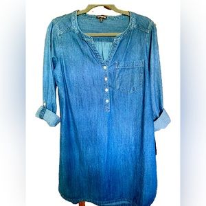 Excellent Condition Denim dress by Express